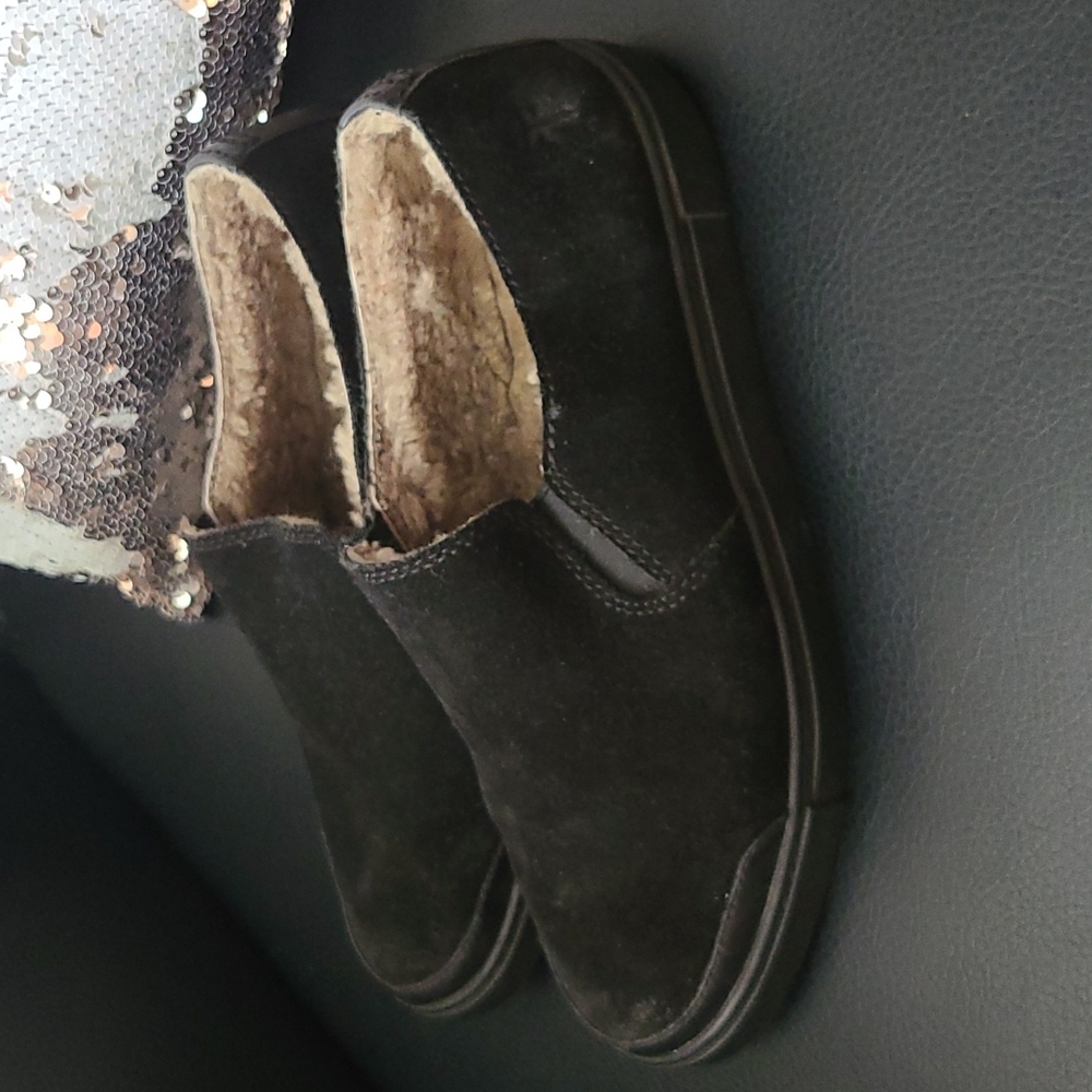 Frye Suede slip ons